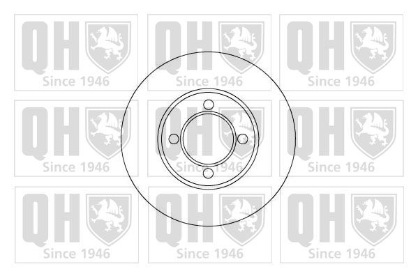 QUINTON HAZELL Тормозной диск BDC3701